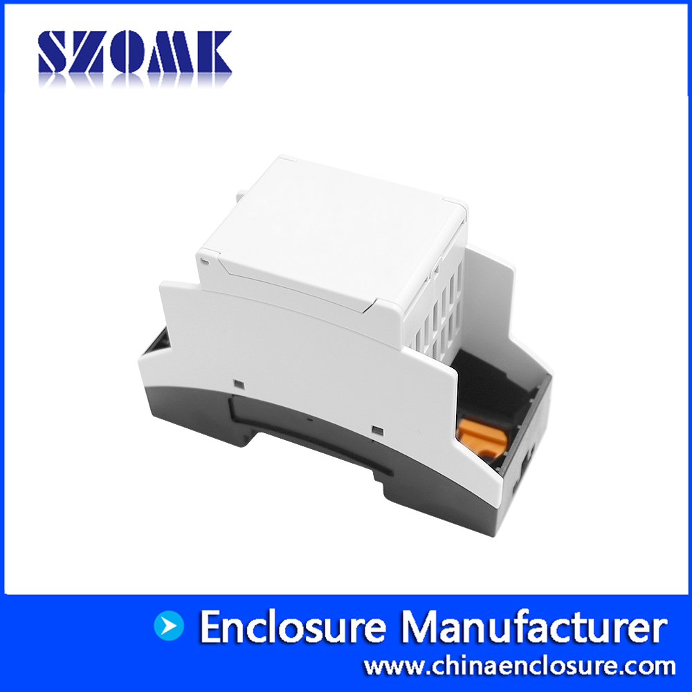 90*60*35MM AK-DR-107 Din Rail Pcb Holder Circuit Breaker Terminal Connector Module Mounting Bracket Din Rail Enclosure