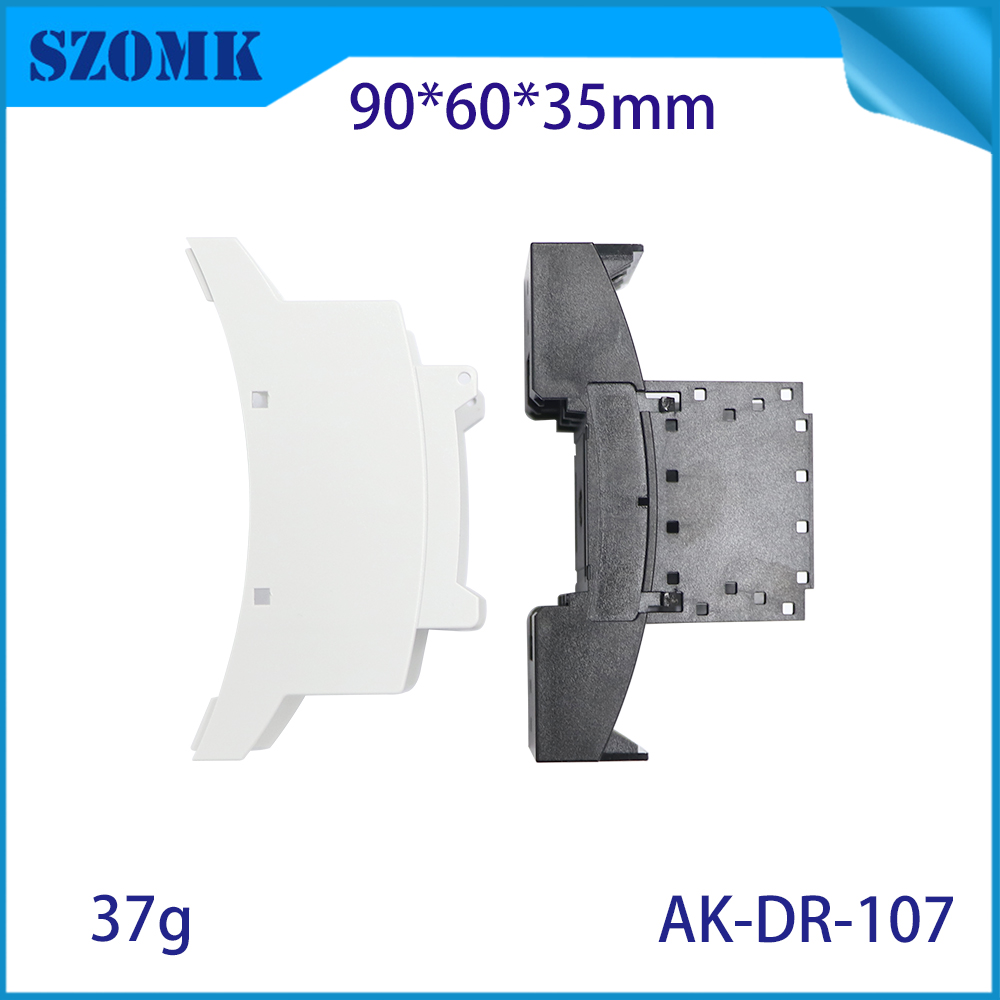 90*60*35MM AK-DR-107 Din Rail Pcb Holder Circuit Breaker Terminal Connector Module Mounting Bracket Din Rail Enclosure