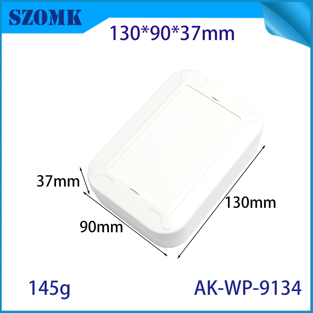 130*90*40MM AK-WP-9134 UV-protect Waterproof Box IP67 Pole Mount Plastic Enclosure Iot/Iiot Gps Track Lorawan Gateway Iot Sensor Housing
