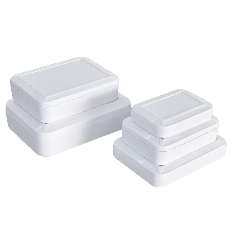 AK-wp-Serie ASA UV-resistente ABS IP67 Kleine wasserdichte Box-Stange-Montage-IoT-Sensorgehäuse Kunststoff-Plastik-Schaltkasten