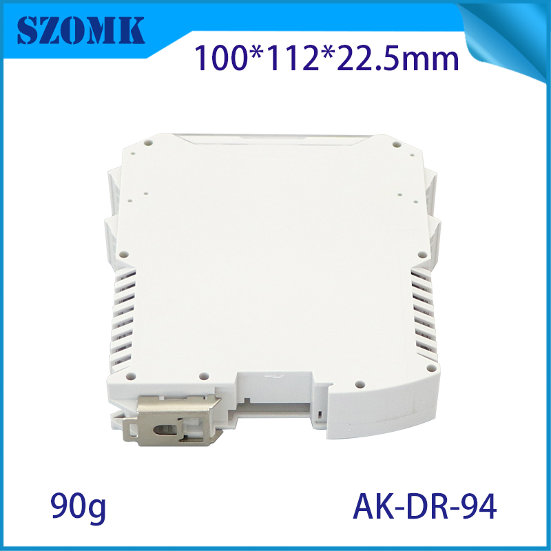 100*112*22.5MM AK-DR-94 Szomk Din Rail Plastic Enclosure For Pcb Design