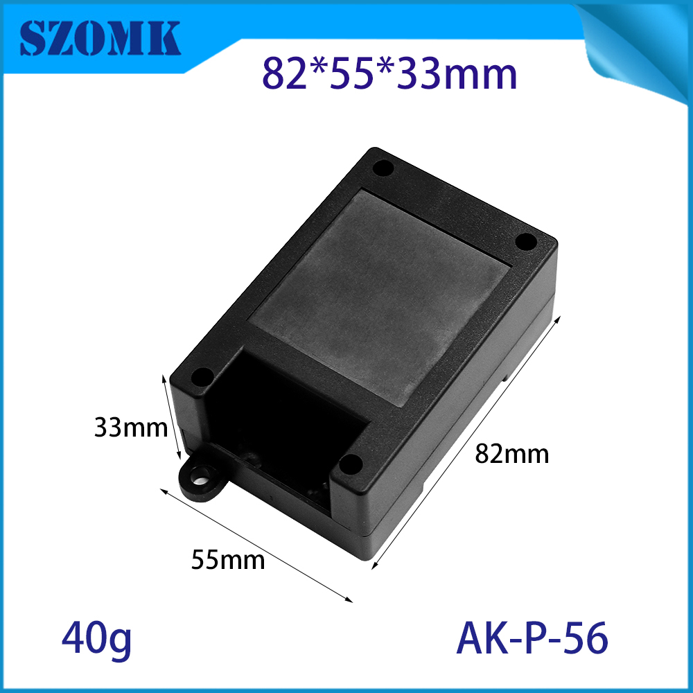 82*54*32MM AK-P-56 Temperature and Humidity Sensor Housing Plc Industrial Din Rail Enclosure