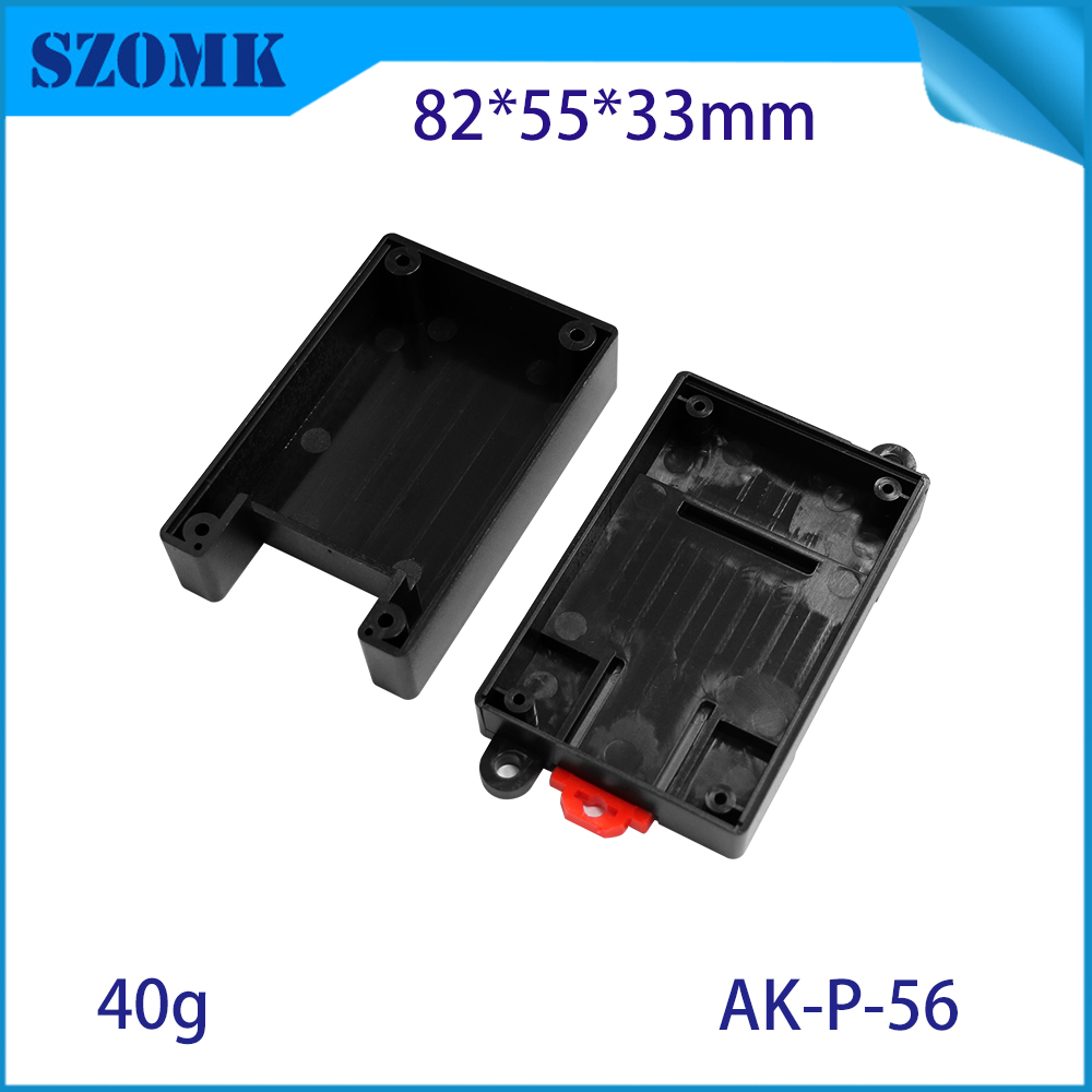 82*54*32MM AK-P-56 Temperature and Humidity Sensor Housing Plc Industrial Din Rail Enclosure