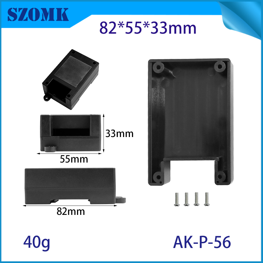 82*54*32MM AK-P-56 Temperature and Humidity Sensor Housing Plc Industrial Din Rail Enclosure