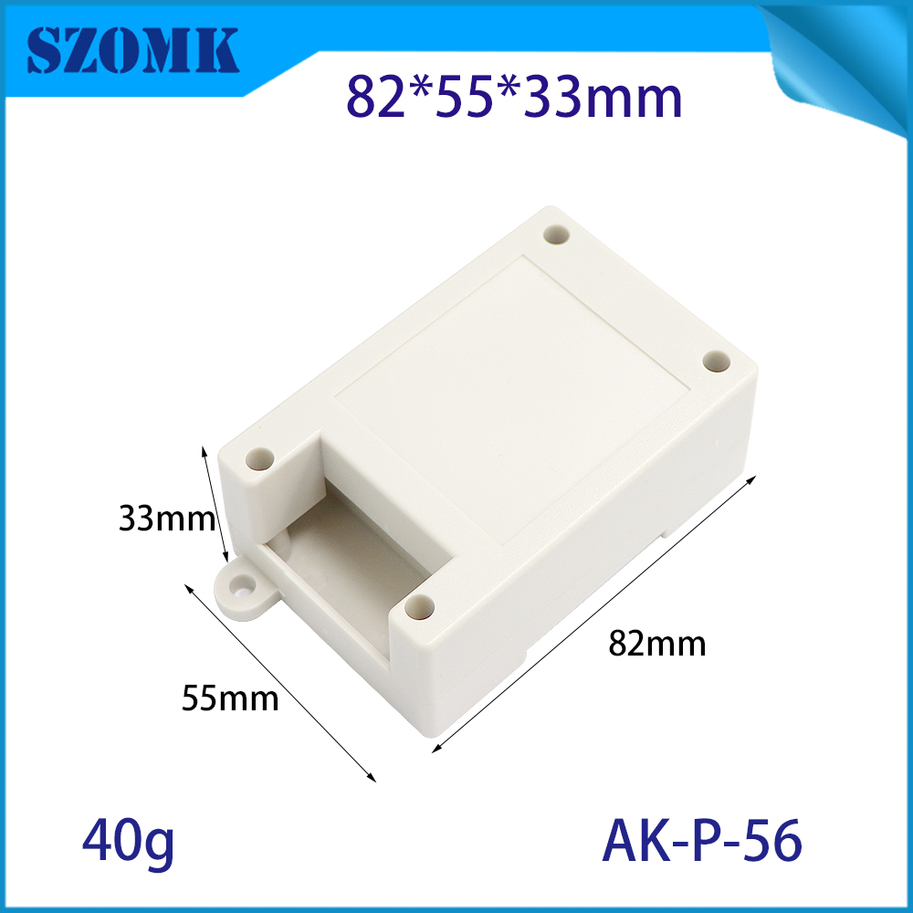 82*54*32MM AK-P-56 Temperature and Humidity Sensor Housing Plc Industrial Din Rail Enclosure