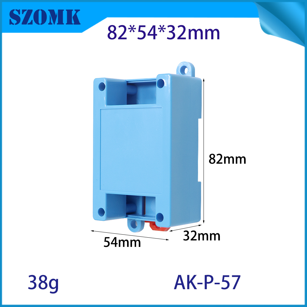 82*54*33MM AK-P-57 Plc Electrical Safety Barrier Isolation Module Plastic Electrical Shell For Pcb Board