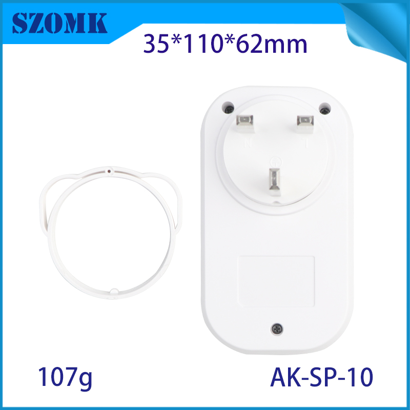 AK-SP-09 Italian Standard– 10A Flame Retardant V0  Plug Enclosures Alexa Compatible Inteligente Wifi Socket Smart Plug Box - COPY - fhw64h