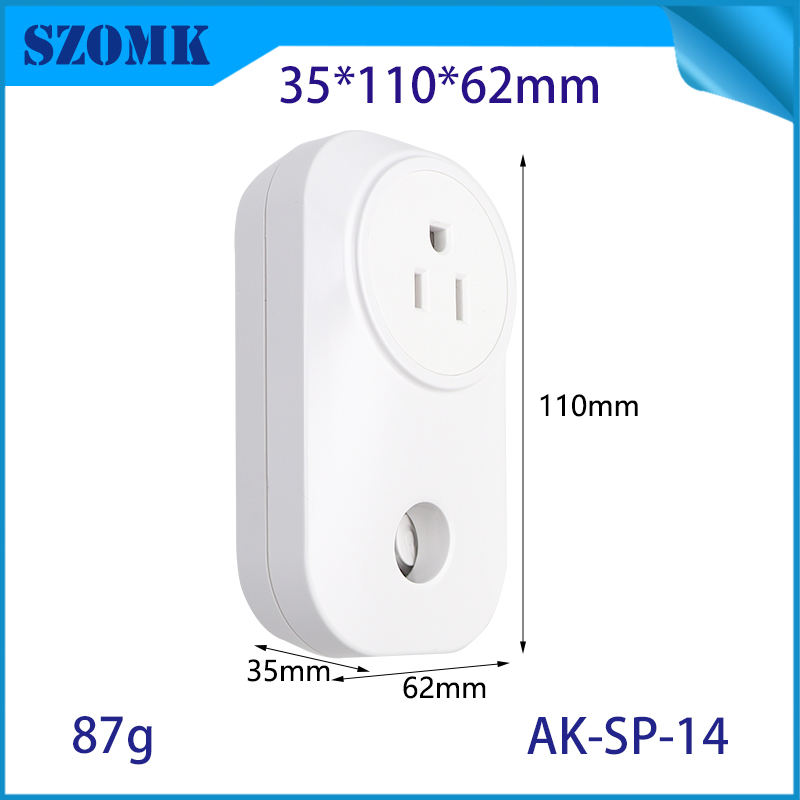 AK-SP-14 US-Typ Plug Case Smart Home Zigbee Smart Plug mit Energy Messung