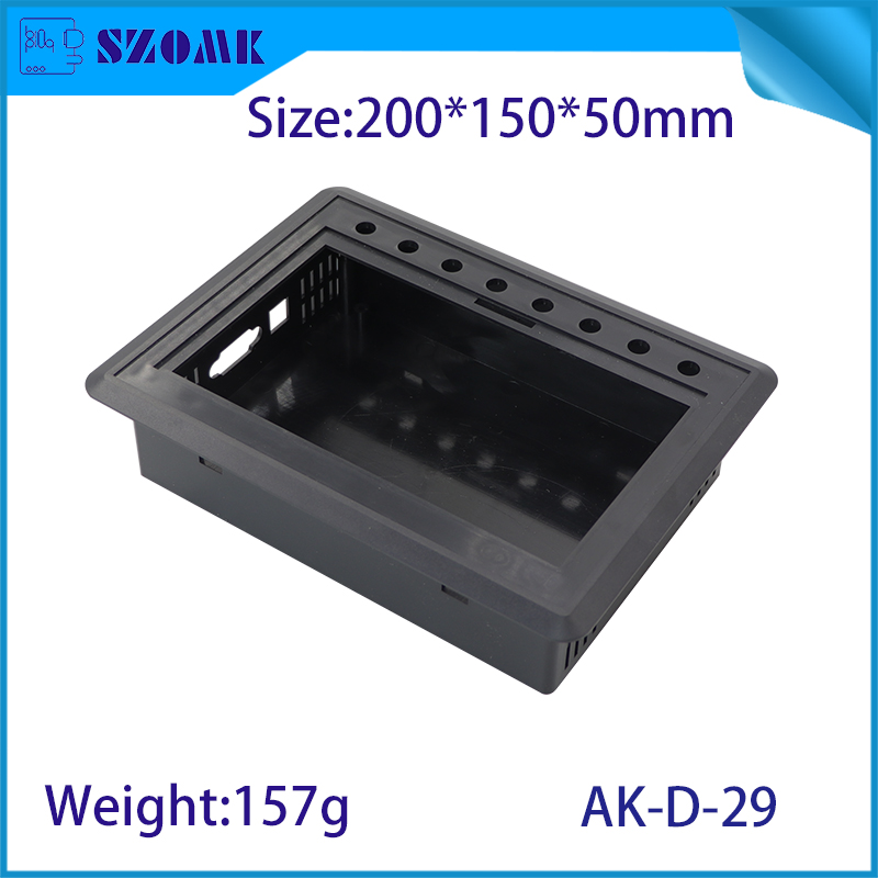 AK-D-29 LCD Écran Affichage du boîtier Digital Habilage Display Boîtier en plastique pour moniteur 200 * 150 * 50 mm