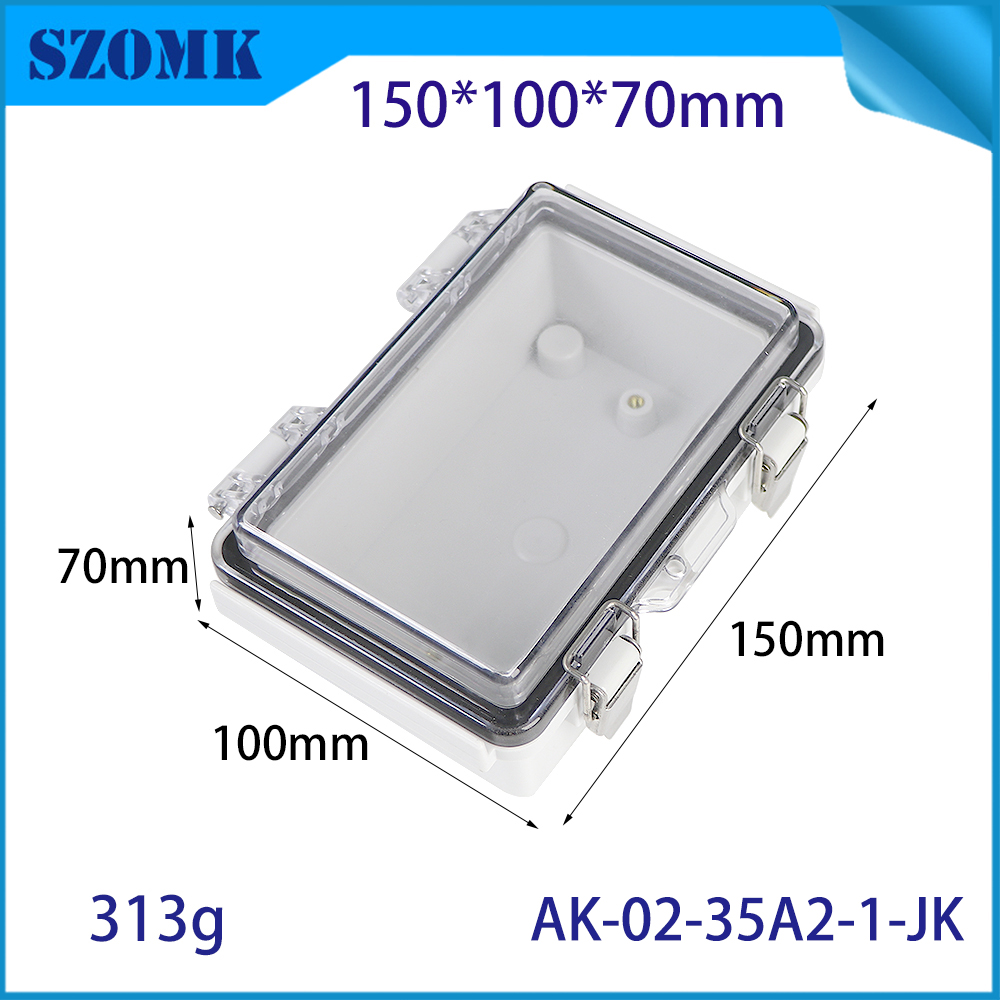 AK-02-35A1-JK电缆接线盒室内电气盒ABS塑料项目盒100x150x70mm