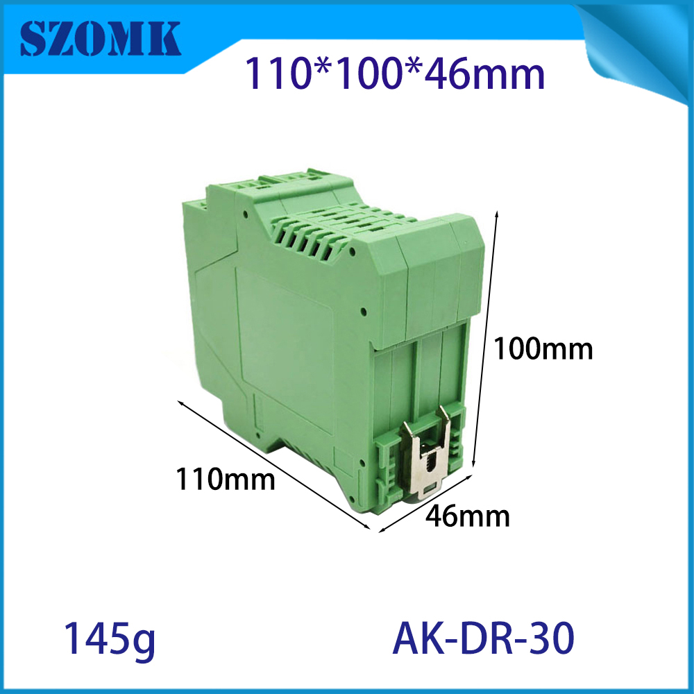 China Hot Sales PA66 110x100x46mm DIN RAIL JUNCTION sealing agency/AK-DR-30