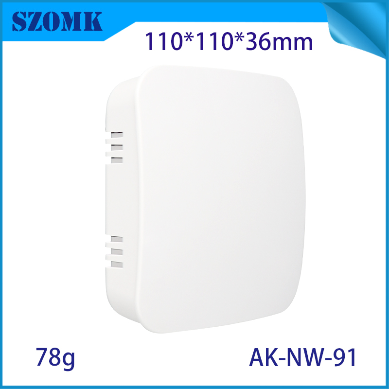AK-NW-91 Network Router Kanalleitungssensor-Gehäuse-Gehäuse Kunststoffgehäuse Box 110*110*36 mm