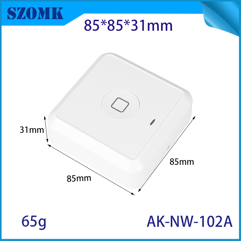 AK-NW-102A SOS Alarm Bouton d'urgence ABS Plastic Enclosure Factory 85 * 85 * 31 mm