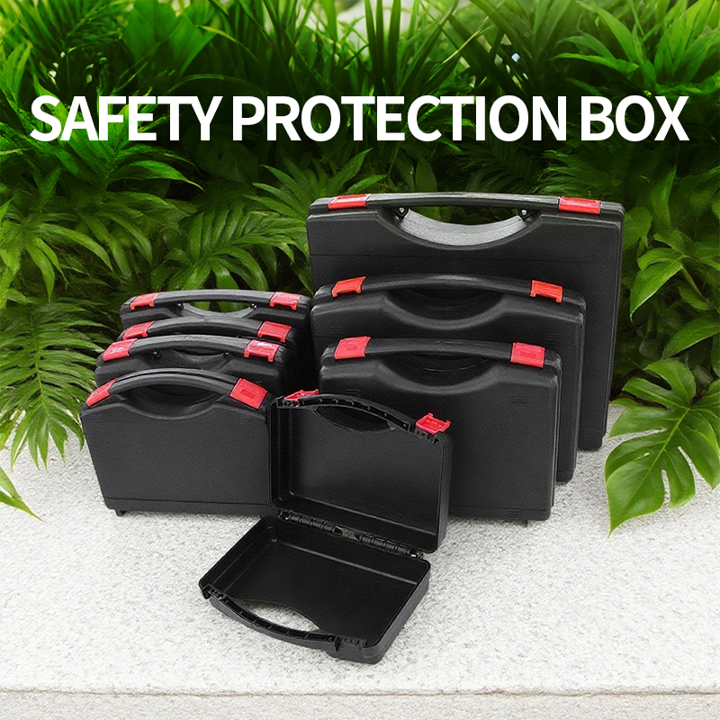 AK-MG Injection en plastique PP Instrument Équipement de protection Mousse dure Boîte de rangement de boîtier de transport en plastique Discur