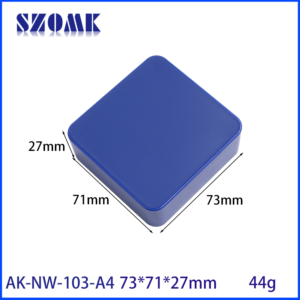 AK-NW-103塑料IoT产品外盒PCB安装盒网络外壳73*71*27mm