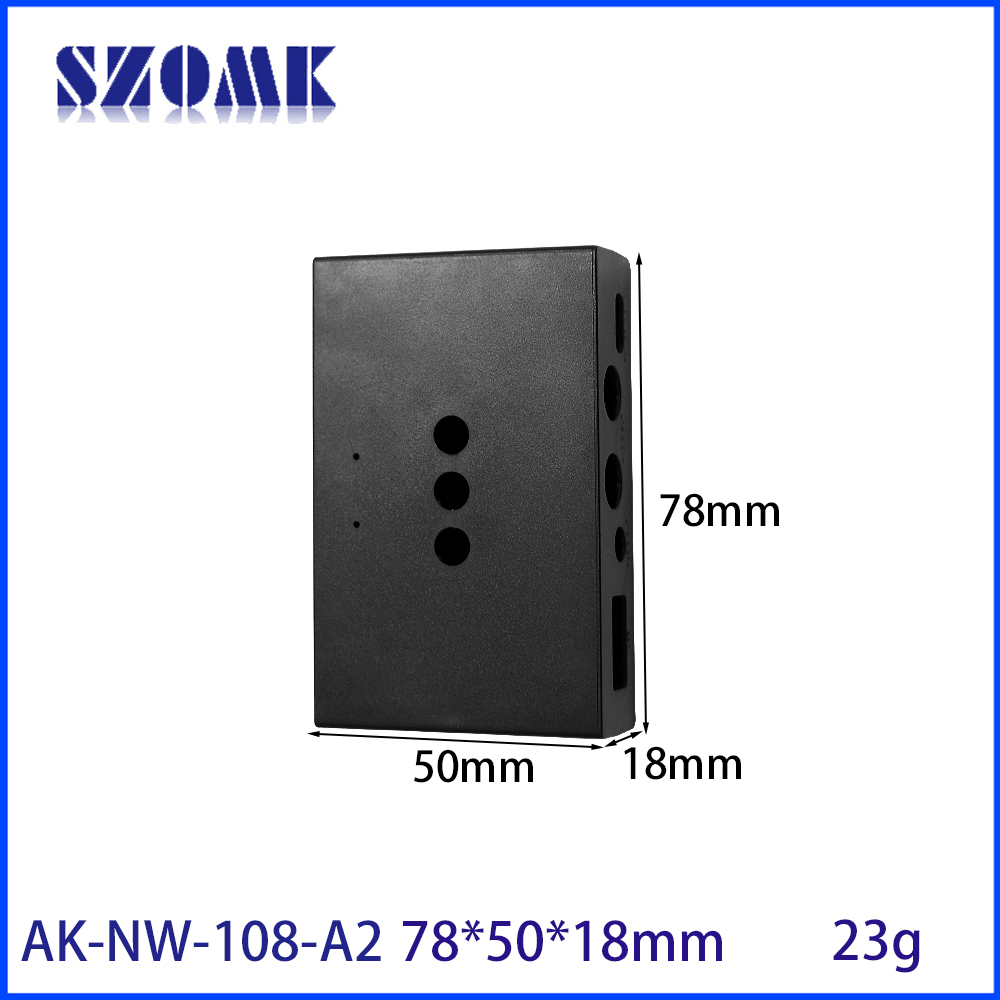 AK-NW-108 Kunststoffgehäuse für Zigbee IoT-Sensor-Audiogehäuse für BLE-IoT-Gerät mit Antennen 78*50*18mm