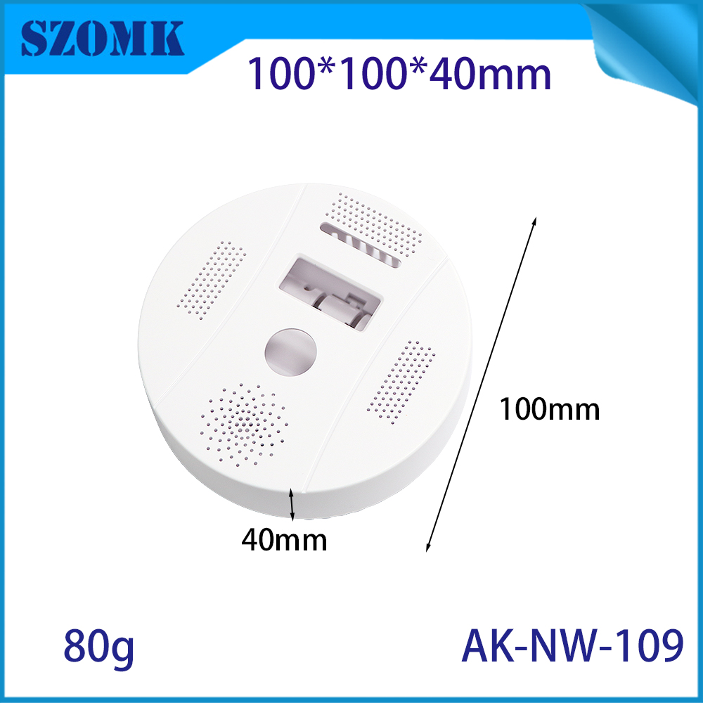 AK-NW-109烟雾报警住房火烟雾探测器商业家庭感应滴警报空壳100*40mm