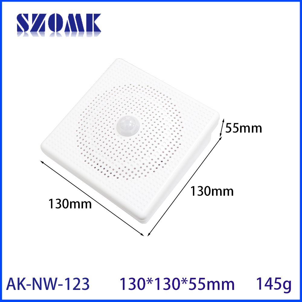 AK-NW-123 Capteur de porte boîtier vocale intelligente infrarouge humain IoT sans fil d'alarme en plastique Boîte 130 * 130 * 60 mm