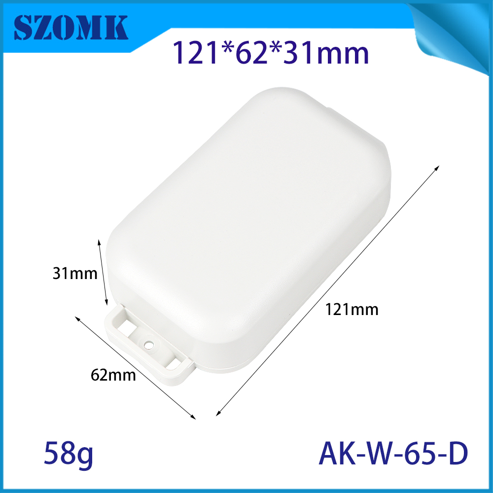 AK-W-65D Elektrische Polrohre kleine Wandmontage intelligente Sensoren Box Industrial IIOT Housing IoT Plastikgehäuse 121*62*31 mm