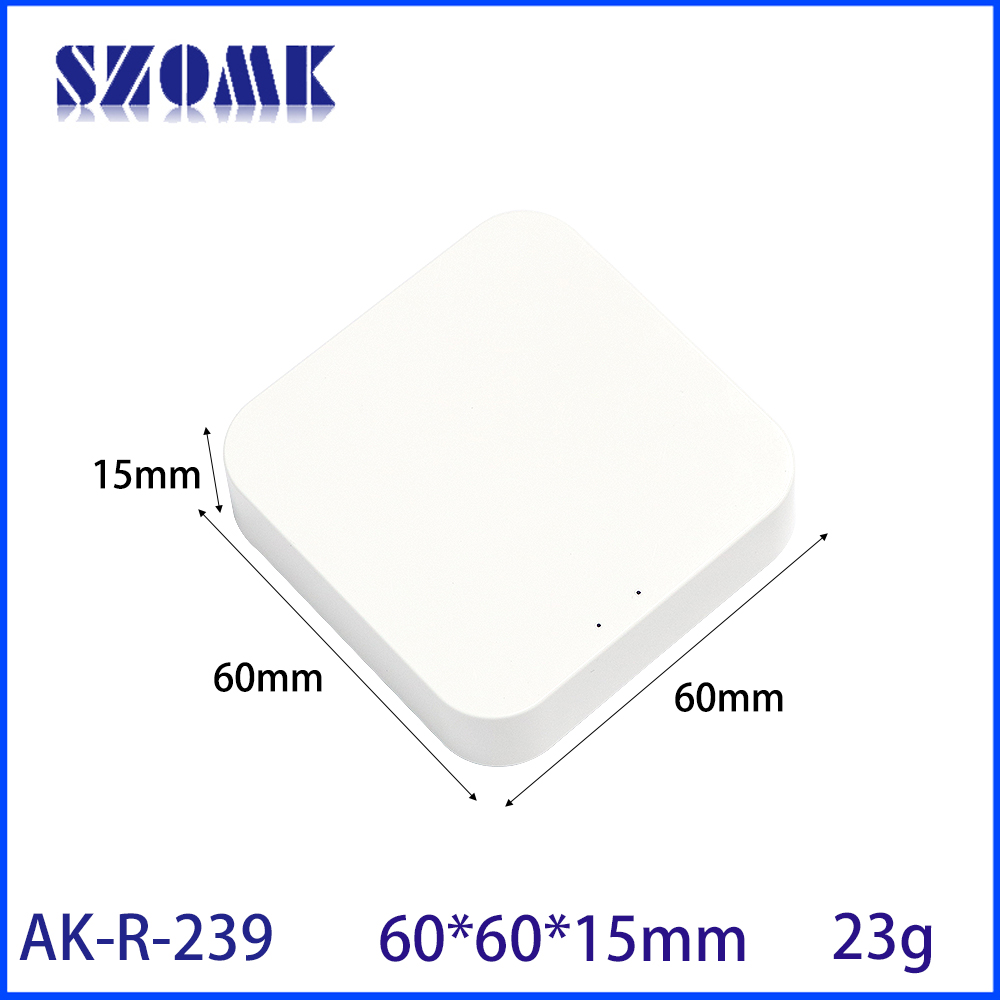60*60*15mm AK-R-239 Gateway WiFi Wireless Hub IOT Plastic Electrical Enclosure for ZigBee Stable Smart APP Remote Control Infrared Sensor