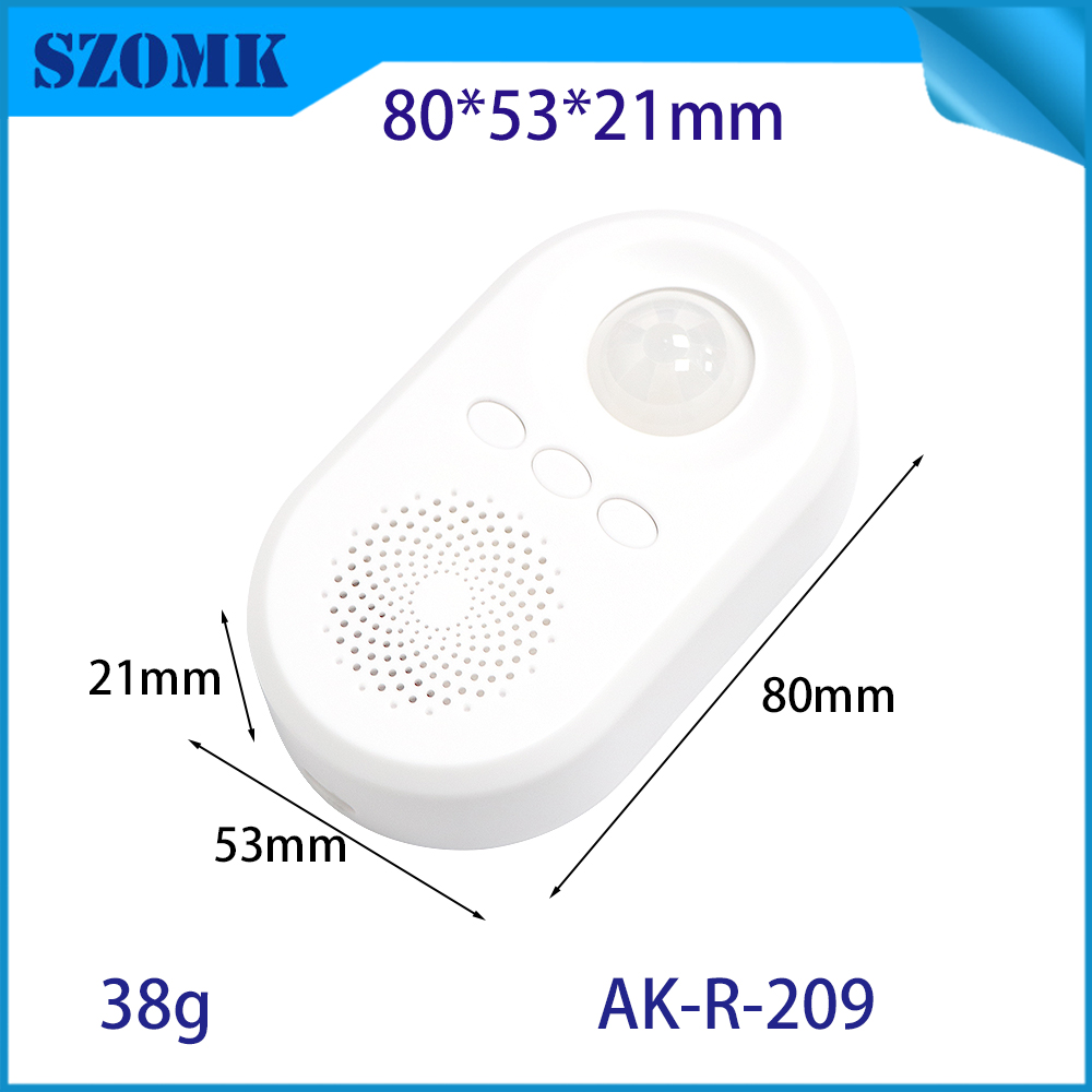 China 80*53*21mm AK-R-209 80*53*21mm Abs Switch Housing Corridor Elevator Human Body Type-C Smart Home Radar Infrared Induction Plastic Alarm Housing for Door manufacturer