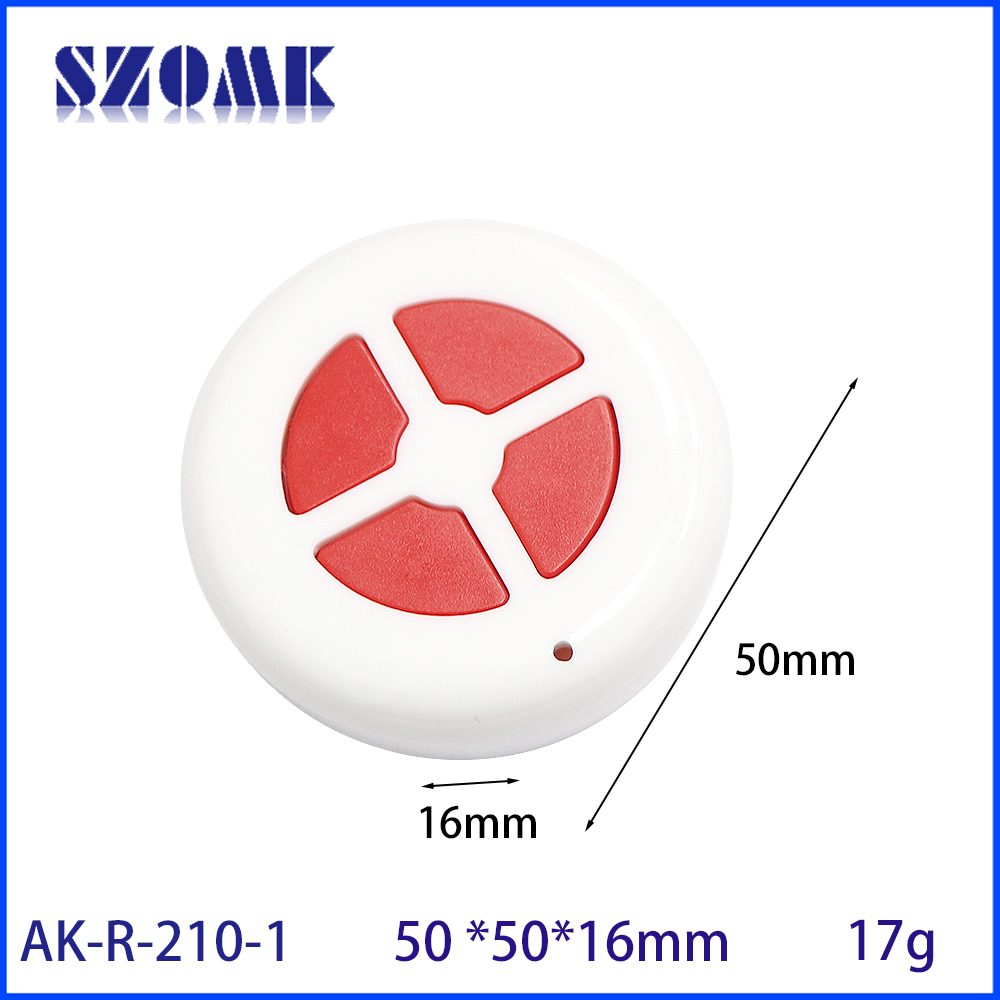 50*16mm AK-R-210 Rousing Plastic Housing Abs Wireless Alarm Remote Control One-Button Patrol Guard Duty Bell Emergency Call Button Shell
