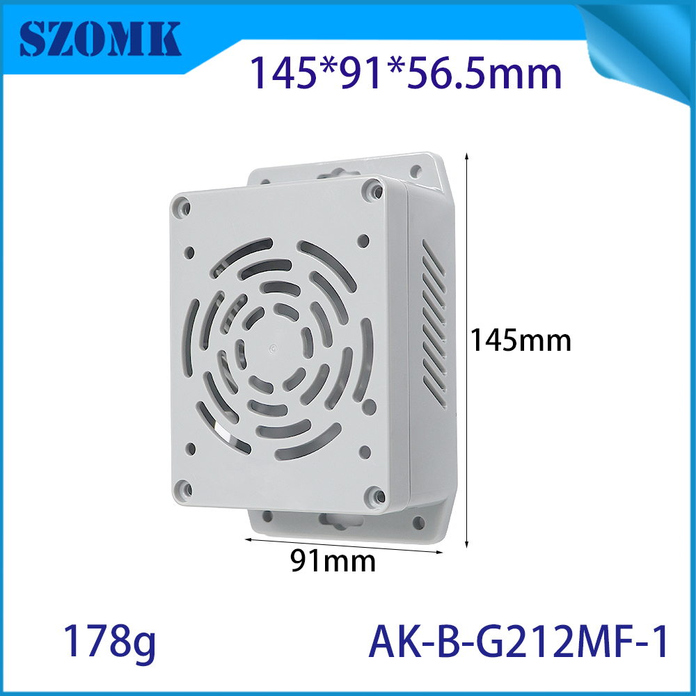 145 * 91 * 56,5 mm geformtes Design für den Schutz von Außengeräten, Projektbox, Wandmontage, IoT-Sensorgehäuse, Industrie-PC-Kunststoffgehäuse, IP65-Anschlussdose