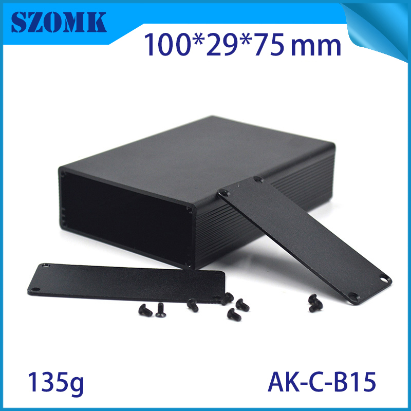 high quality aluminium electronic project boxing aluminum generator extruded enclosure AK-C-B15