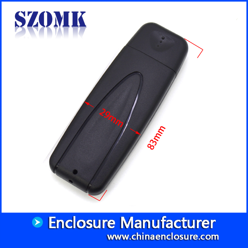 cost saving plastic enclosure usb disk housing transmitter case size 83*29*14mm