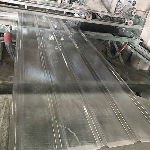 Fiberglas çatı kiremitleri oluklu plastik şeffaf frp çatı kaplama levhası üretimi