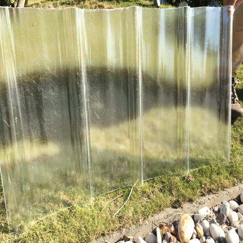 شركة تصنيع بلاط السقف من الألياف الزجاجية البلاستيكية الشفافة ZXC