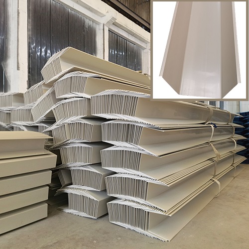 China plant cultivation roof water pvc gutter supplier manufacturer on sale