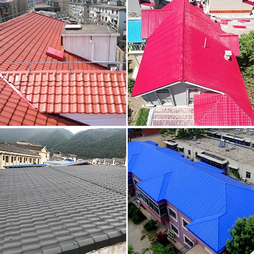ASA Synthetic Resin Roof Tile OEM Plastic Roof Sheets Supplier Plastic Corrugated Sheeting Manufacturer Custom