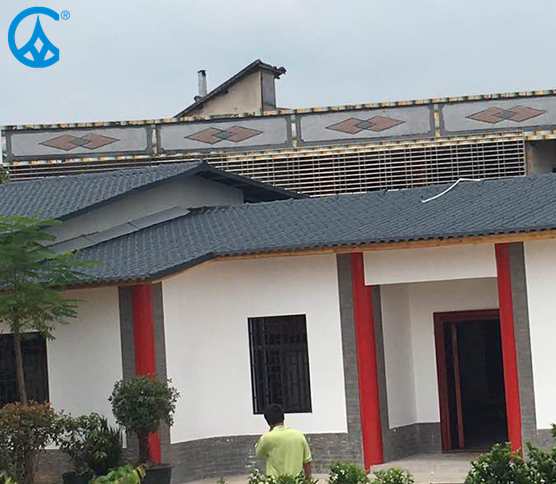 Oluklu plastik ASA Sentetik Reçine PVC Fayans Çatı Sepetleri Toptanes Çin