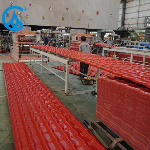 Asa sentetik reçine çatı karo ve pvc çatı kaplama üreticisi Çin- Özel PVC plastik çatı karo plastik çatı karoları