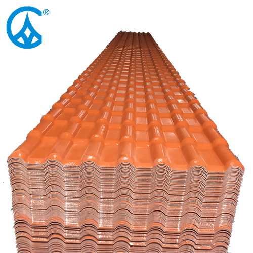 Asa sentetik reçine çatı karo pvc çatı fabrikası Çin oluklu plastik çatı kaplama çarşafları toptanlar pvc İspanyol çatı karo fiyat