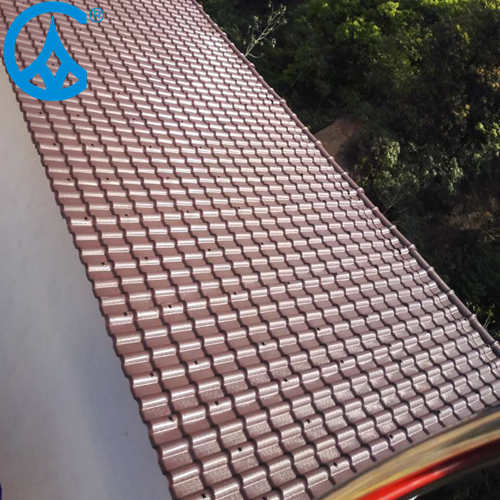 Profesyonel PVC ASA Sentetik Reçine Kiremit Fabrikası