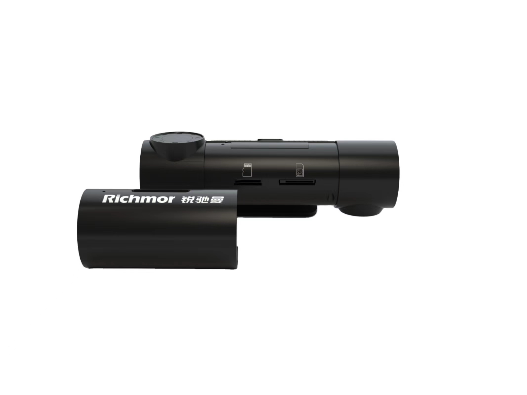 New upgrade of two-channel dashcam H.265/h.264 2 channel 1080p mini Dashcam support GPS WIFI 4G