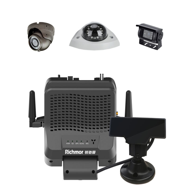Easy Installation  4 channel 3G 4G AI ADAS DSM Dashcam  Wifi Optional for Bus Car Truck