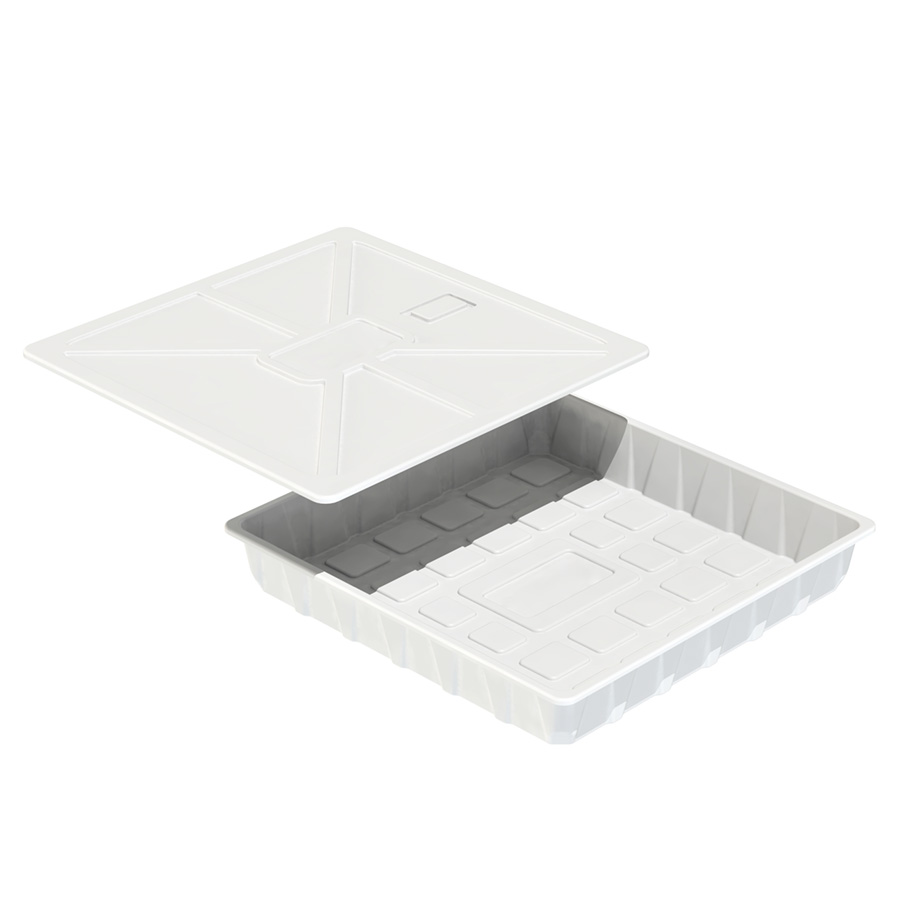 50 70 100 galões ABS plástico tanque de cultivo interno reservatório hidropônico com tampa