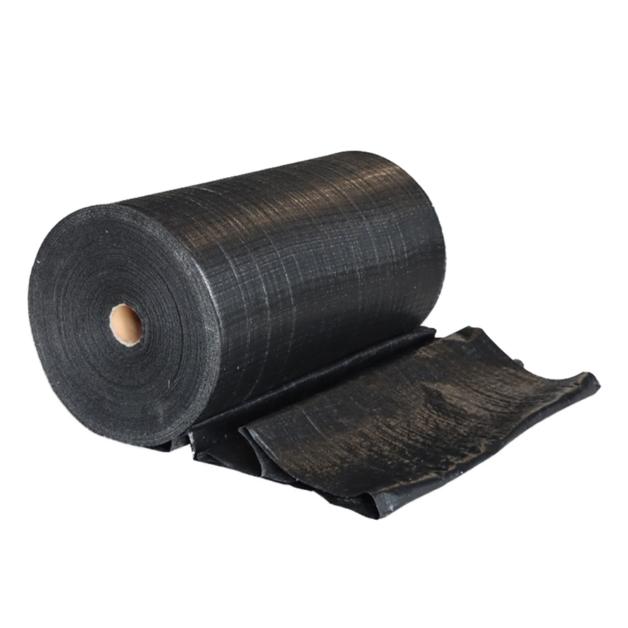 Cama de jardim de plástico eco HDPE grande cobertura de solo preta opaca tapete de ervas daninhas para estufa