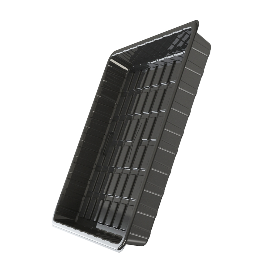 2x4 3x3 4x4 4x8 глубокий черный АБС-пластик HIPS пластик для использования в помещении микрозелень для дренажа паводковых вод для выращивания гидро лотка