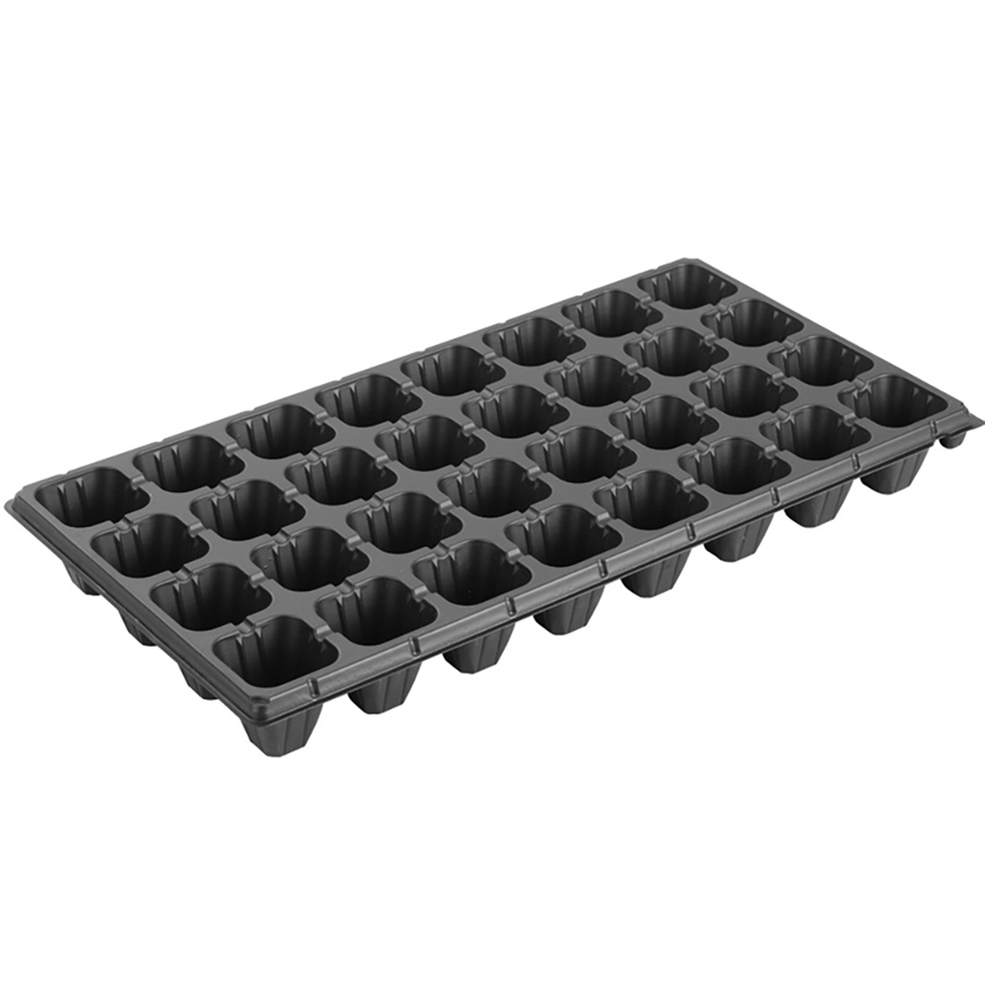 32 Cells Best Cheap Black PS Plastic Sugarcane Seed Agriculture Seedling Nursery Tray For Plants
