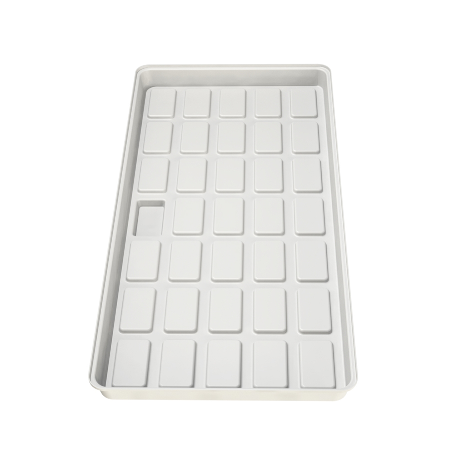 2x4 HIPS Plastique ABS Blanc Ebb and Flow Hydroponic Plant Grow Fournisseurs de plateau d'inondation