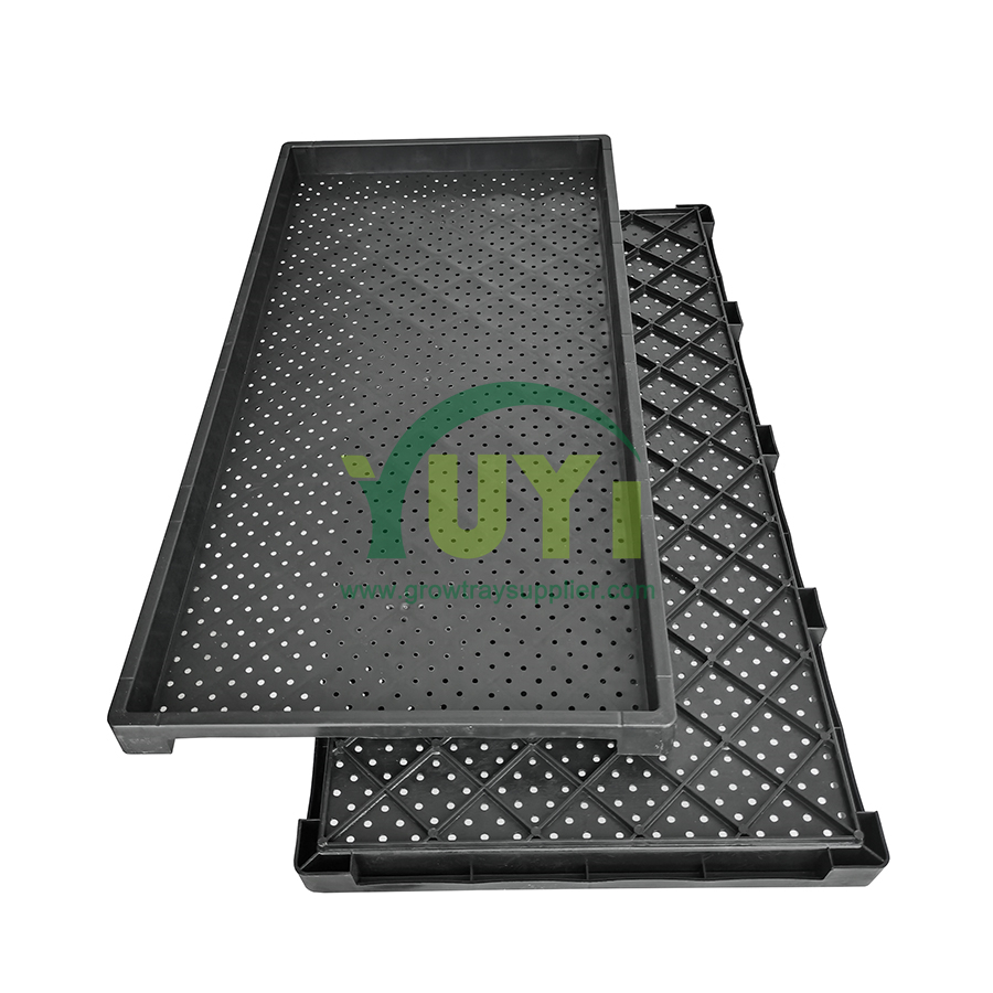 الثقيلة PP البلاستيك بادي رايس بذر صواني الحضانة شتلات بادي رايس زارع صينية