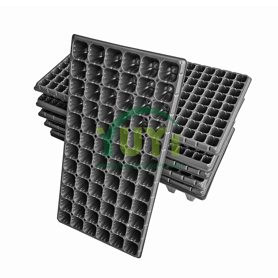 Plateaux de semis en plastique dur en polystyrène, 50 72 104 128 162 200 288 trous, tomates, raisin, tabac, plateaux à vendre