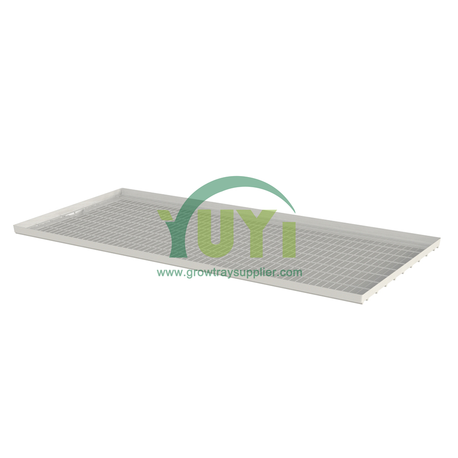 Maßgeschneiderte Low-Rise-Hydroschale im dänischen Stil, 2 x 4, 3 x 3, 4 x 4, 4 x 8, grau, grau, ABS-Kunststoff, erdloser Futteranbau