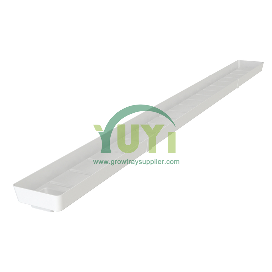 160mm Width Strawberry Growing NFT System Plastic Channel Guttering for Vertical Hydroponic Planting Cultivation
