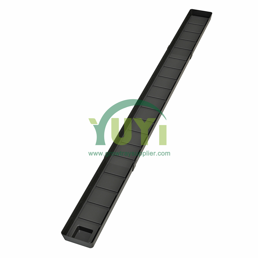 Thức ăn tùy chỉnh Lớp abs màu đen abs nhựa NFT Trồng kênh thủy canh để trồng rau diếp nhà kính