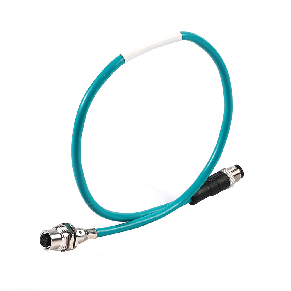 M12 4-polig D-Kodierung Buchsenkontakte Stecker